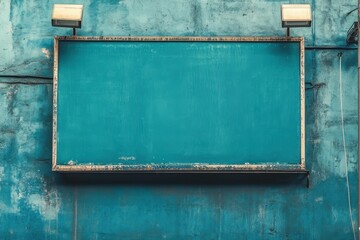 Blank outdoor billboard