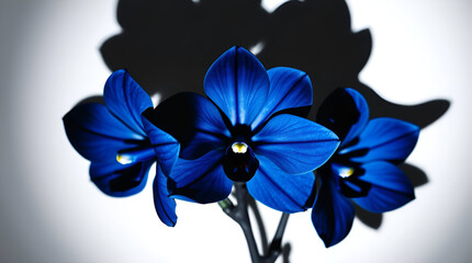 blue iris flower