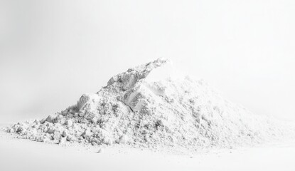 Pile of white powder