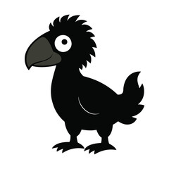Cartoon crow illustration