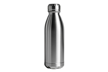 Sleek Stainless Steel Water Bottle perfect hydration companion stylish design elegant curves durable