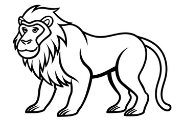 Mandrill Monoline Vector