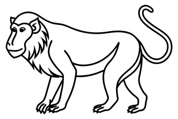 Mandrill Monoline Vector