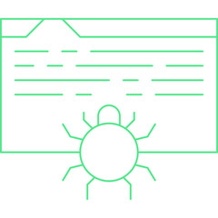 Web Crawler icon single vector illustration