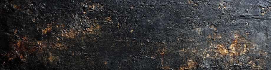 Dark, Textured Surface with Subtle Gold Highlights