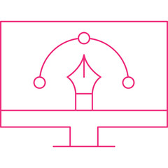 We Design Service icon single vector illustration