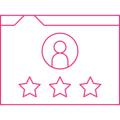 Customer Testimonial icon single vector illustration