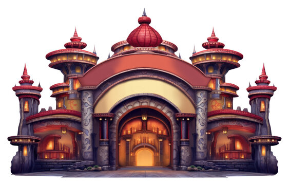 PNG Sicbo architecture building fortress.