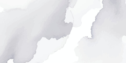 Layered Watercolor Sky with Gray Cloud Patterns and Light Texture Highlights,Abstract background with white paper texture and gray watercolor background 