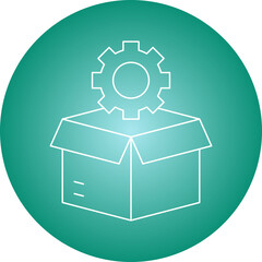 Service Packages icon single vector illustration