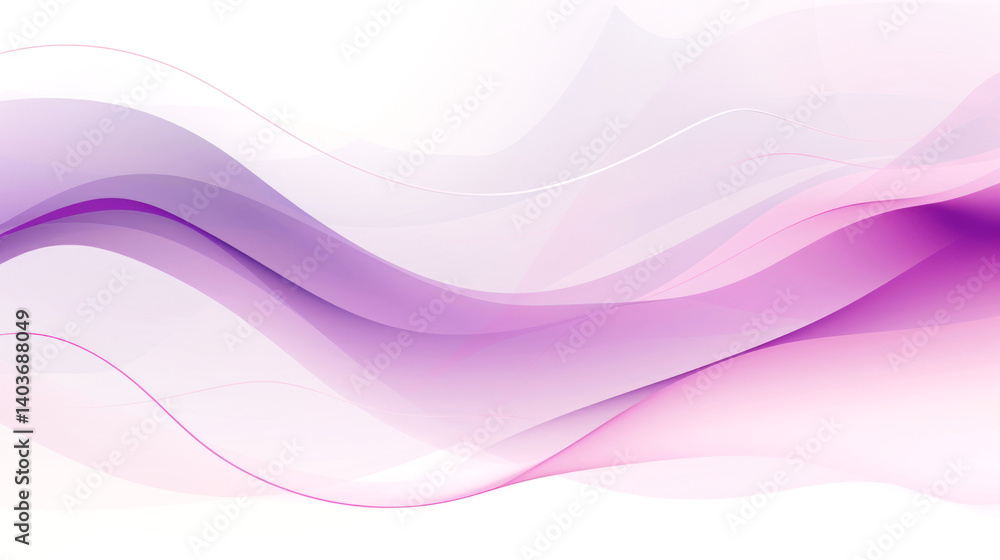 Poster border soft wave abstract purple chandelier graphics pattern.