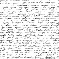 seamless pattern with handwritten text