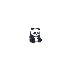 Lazy panda sitting and sleeping cartoon, vector illustration © Totostarkk9456