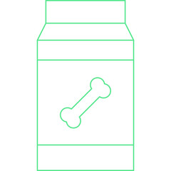 Pet Food icon single vector illustration