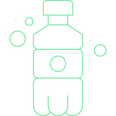 Soda Bottle icon single vector illustration