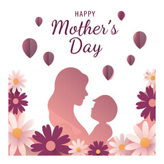 happy birthday card with flowers