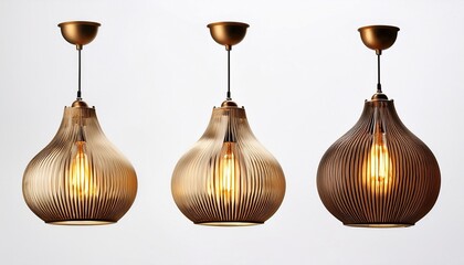 Obraz premium hanging lamp isolated on white or white background