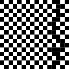 Fototapeta premium High-Contrast Black and White Checkerboard Pattern Perfect for Optical Illusion Projects