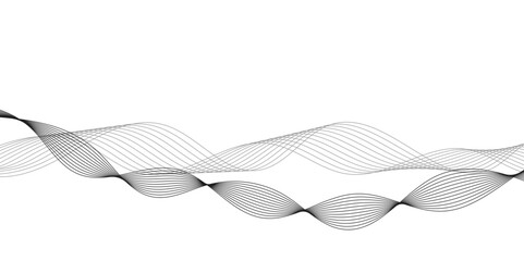  Abstract wave line for banner, wallpaper background with wave design.Abstract background with business lines.Dynamic flowing wave lines design element. Futuristic technology and sound wave pattern.