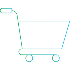 Trolley icon single vector illustration