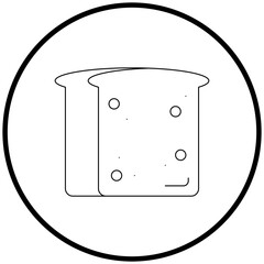 Bread icon vector illustration