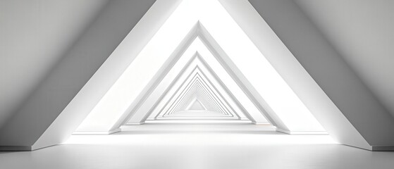 Abstract Triangular Corridor Design