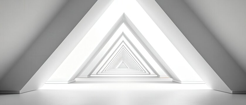 Abstract Triangular Corridor Design
