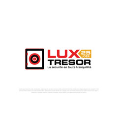 Safe box logo design template