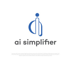 Ai letter logo design EPS fle vetor 