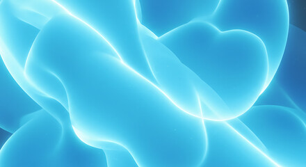 Obraz premium Celestial Currents AI Generated