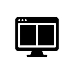 Fullscreen icon representing screen or window maximization option