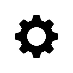 Gear icon for settings representing configuration options