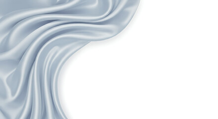 Silver Drape: Light and Shadow AI Generated