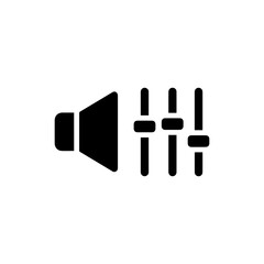 Volume Control with Speaker Symbolizing Audio Adjustments