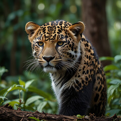 Obraz premium close up of a leopard