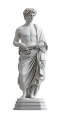 PNG Roman white marble sculpture statue art.