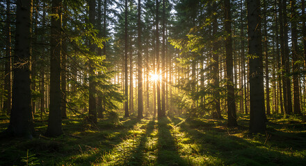 Golden Hour Embrace AI Generated