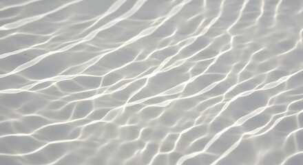 Obraz premium Water Surface Ripples with Light Caustics Abstract Background