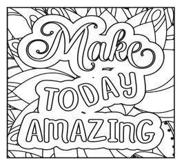 Motivational Quotes Coloring Pages For KDP