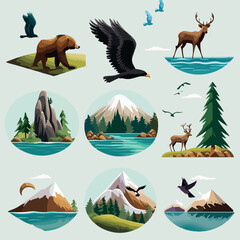 wild animals collection