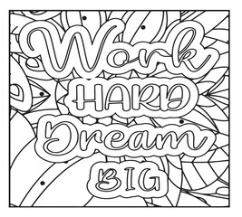 Motivational Quotes Coloring Pages For KDP