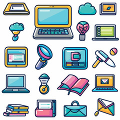 set of vector icons