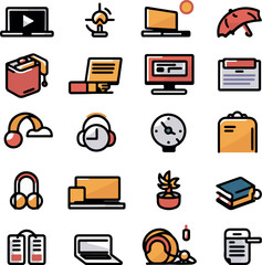 office icons set