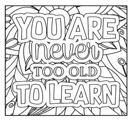 Motivational Quotes Coloring Pages For KDP