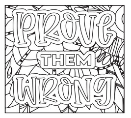 Motivational Quotes Coloring Pages For KDP