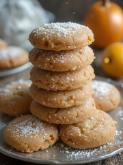 putri salju cookies eid mubarak asian kue kering indonesian traditional snack bake flour homemade