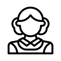 woman line icon