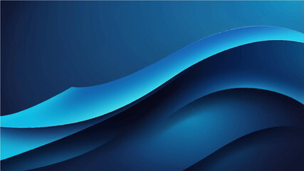 Blue gradient smooth background. Abstract background design. Premium blue background design. Illustration. Vector.