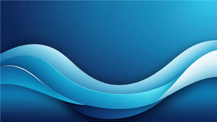 Blue gradient smooth background. Abstract background design. Premium blue background design. Illustration. Vector.