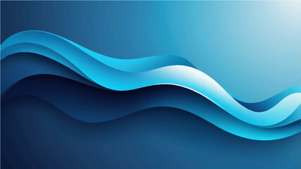 Blue gradient smooth background. Abstract background design. Premium blue background design. Illustration. Vector.